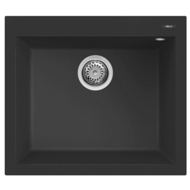 Granitinė plautuvė Elleci QUADRA 105 57x50 juoda 40 Granitinė plautuvė Elleci QUADRA 105 57x50 juoda 40
