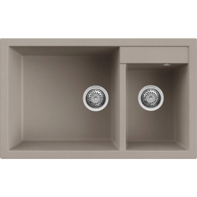 Granitinė plautuvė ELLECI QUADRA 440 815x500x231 , ruda G43 Granitinė plautuvė ELLECI QUADRA 440 815x500x231 , ruda G43