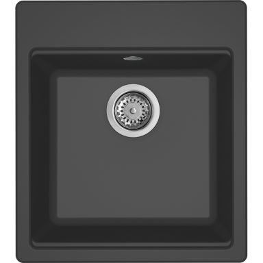 Granitinė plautuvė Elleci Time 102, juoda G40