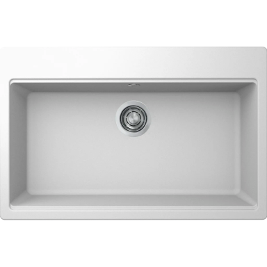 Granitinė plautuvė Elleci Time 130, balta G68