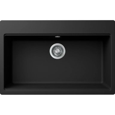 Granitinė plautuvė Elleci Time 130, juoda G40 Granitinė plautuvė Elleci Time 130, juoda G40