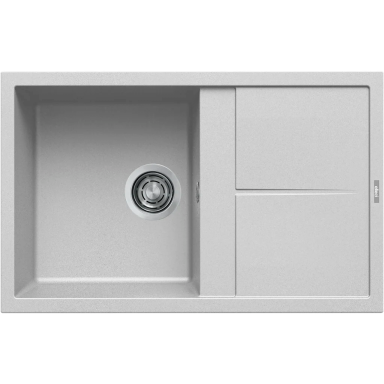 Granitinė plautuvė Elleci UNICO 300 79X50, šviesiai pilka M79 Granitinė plautuvė Elleci UNICO 300 79X50, šviesiai pilka M79