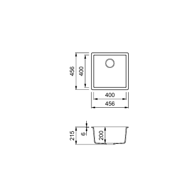 Granitinė plautuvė Elleci Zen Elite 102, juoda K86, juodas ventilis Granitinė plautuvė Elleci Zen Elite 102, juoda K86, juodas ventilis