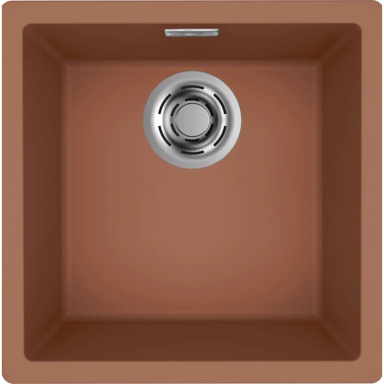 Granitinė plautuvė Elleci Zen Elite 102, molio K83, juodas ventilis Granitinė plautuvė Elleci Zen Elite 102, molio K83, juodas ventilis