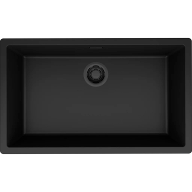 Granitinė plautuvė Elleci Zen Elite 130, juoda K86, juodas ventilis Granitinė plautuvė Elleci Zen Elite 130, juoda K86, juodas ventilis