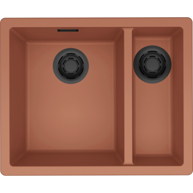 Granitinė plautuvė Elleci Zen Elite 150, molio K83 , juodas ventilis Granitinė plautuvė Elleci Zen Elite 150, molio K83 , juodas ventilis