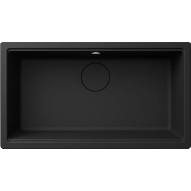 Granitinė plautuvė montuojama iš apačios Elleci Time Black 130 Granitinė plautuvė montuojama iš apačios Elleci Time Black 130