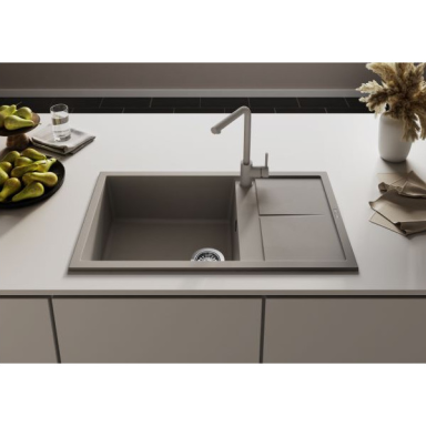Granitinė plautuvė Elleci UNICO 410 86X50 ruda 43