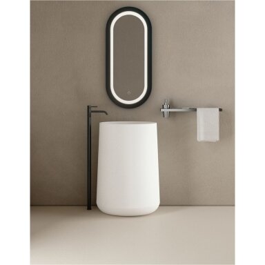 Grindinis praustuvas Elipse Freestanding baltas matinis 540x360
