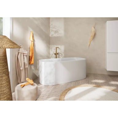 Grindinis vonios maišytuvas su rankiniu dušu Hansgrohe Tecturis S, šlifuotos bronzos Grindinis vonios maišytuvas su rankiniu dušu Hansgrohe Tecturis S, šlifuotos bronzos