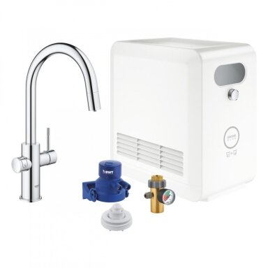 Grohe Blue Professional C maišytuvas plautuvei su bluetooth ir WIFI Grohe Blue Professional C maišytuvas plautuvei su bluetooth ir WIFI