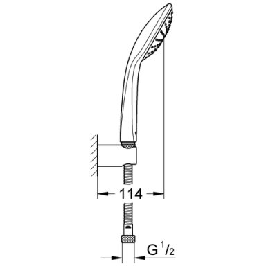 Grohe dušo komplektas Euphoria 110 Mono Grohe dušo komplektas Euphoria 110 Mono