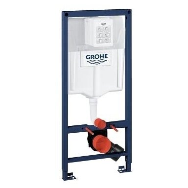 Grohe 3 in 1 potinkinio unitazo rėmo ir Ideal Standard TESI Aquablade unitazo komplektas Grohe 3 in 1 potinkinio unitazo rėmo ir Ideal Standard TESI Aquablade unitazo komplektas