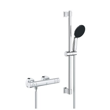 GROHE PRECISION GET termostatinis dušo maišytuvas su priedais, chromo spalva