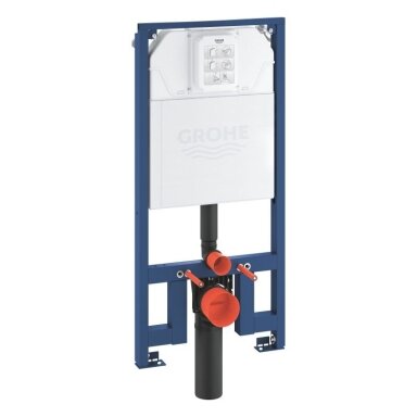 Grohe Rapid SL vietą taupantis potinkinis WC rėmas, 8 cm gylio