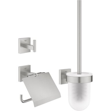 GROHE Start Cube QuickFix City 3-in-1 WC aksesuarų rinkinys GROHE Start Cube QuickFix City 3-in-1 WC aksesuarų rinkinys