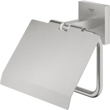 GROHE Start Cube QuickFix WC popieriaus laikiklis su dangteliu GROHE Start Cube QuickFix WC popieriaus laikiklis su dangteliu