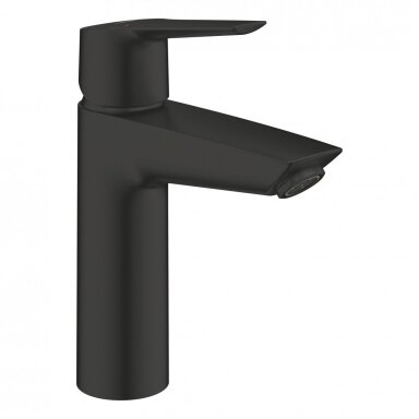 GROHE Start QuickFix maišytuvas praustuvui su "push-open" dugno vožtuvu, M-dydis, juodas matinis GROHE Start QuickFix maišytuvas praustuvui su "push-open" dugno vožtuvu, M-dydis, juodas matinis