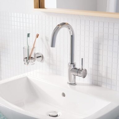 GROHE Start QuickFix skaidri stiklinė su laikikliu GROHE Start QuickFix skaidri stiklinė su laikikliu