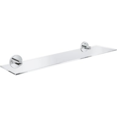 GROHE Start QuickFix stiklo lentynėlė su laikikliais (530mm) GROHE Start QuickFix stiklo lentynėlė su laikikliais (530mm)