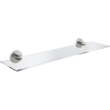 GROHE Start QuickFix stiklo lentynėlė su laikikliais (530mm) GROHE Start QuickFix stiklo lentynėlė su laikikliais (530mm)