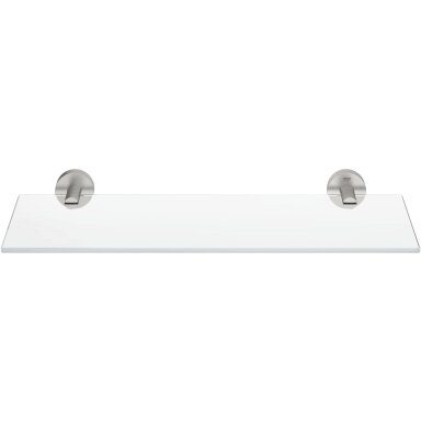 GROHE Start QuickFix stiklo lentynėlė su laikikliais (530mm) GROHE Start QuickFix stiklo lentynėlė su laikikliais (530mm)