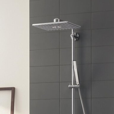 Grohe termostatinė lietaus dušo sistema Euphoria SmartControl 310 Duo Kvadratinė Grohe termostatinė lietaus dušo sistema Euphoria SmartControl 310 Duo Kvadratinė
