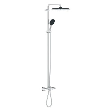 GROHE VITALIO COMFORT 250 termostatinė dušo sistema, blizgus chromas GROHE VITALIO COMFORT 250 termostatinė dušo sistema, blizgus chromas