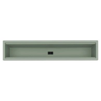 Granitinė plautuvė Elleci DIALOGO C86, 860x180x165mm, žalsva K82 , juodas ventilis Granitinė plautuvė Elleci DIALOGO C86, 860x180x165mm, žalsva K82 , juodas ventilis