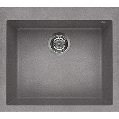 Granitinė plautuvė Elleci QUADRA 105 57x50 cemento G48 Granitinė plautuvė Elleci QUADRA 105 57x50 cemento G48