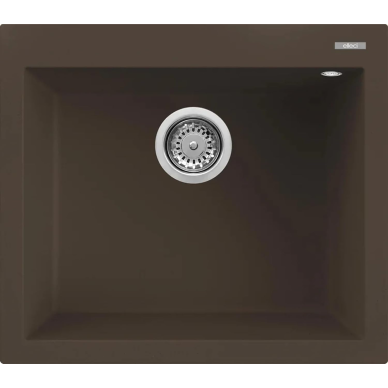 Granitinė plautuvė Elleci QUADRA 105 57x50 espresso G78