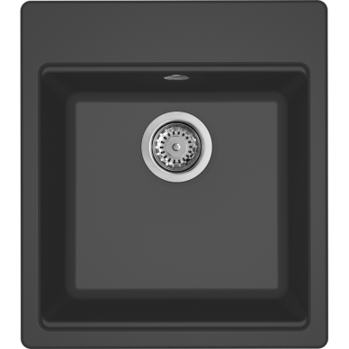 Granitinė plautuvė Elleci Time 102, juoda G40 Granitinė plautuvė Elleci Time 102, juoda G40