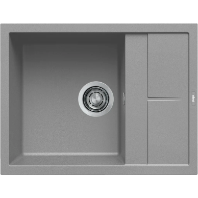 Granitinė plautuvė Elleci UNICO 125 65X50, cemento G48 Granitinė plautuvė Elleci UNICO 125 65X50, cemento G48