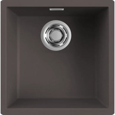 Granitinė plautuvė Elleci Zen 102, ruda K87 Granitinė plautuvė Elleci Zen 102, ruda K87
