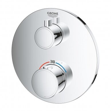 Grohe GROHTHERM termostatinis 1 taško maišytuvas 1 Grohe GROHTHERM termostatinis 1 taško maišytuvas 1