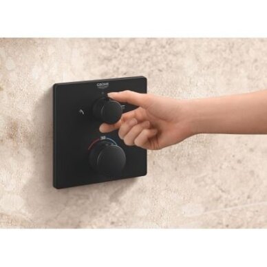 GROHE PRECISION potinkinė termostatinė dušo sistema 250 × 250 mm 2