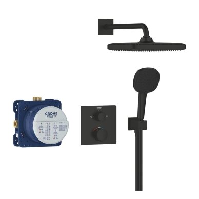 GROHE PRECISION potinkinė termostatinė dušo sistema 250 × 250 mm 3