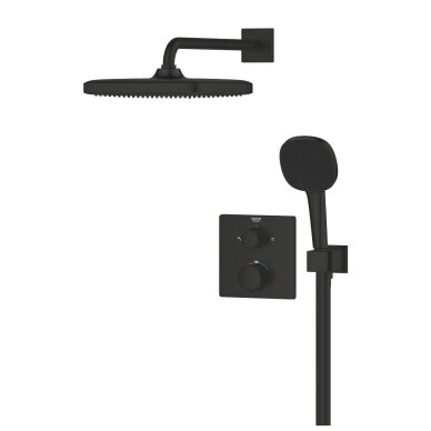 GROHE PRECISION potinkinė termostatinė dušo sistema 250 × 250 mm 4