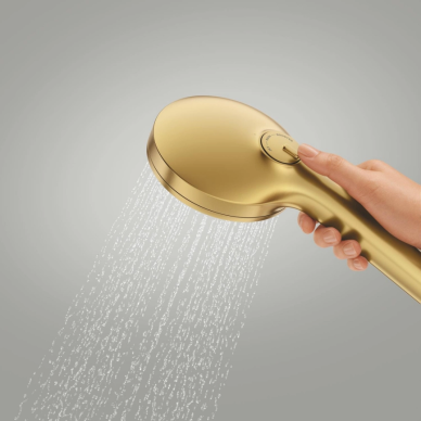 GROHE - Rankinė dušo galvutė VITALIO JOY+ 120 mm auksinė 8 GROHE - Rankinė dušo galvutė VITALIO JOY+ 120 mm auksinė 8