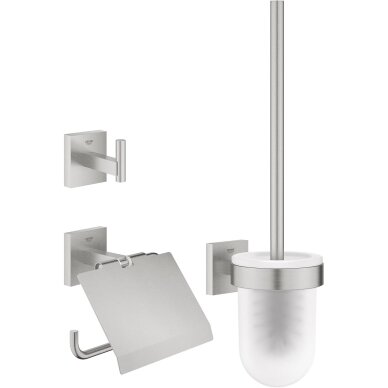 GROHE Start Cube QuickFix City 3-in-1 WC aksesuarų rinkinys GROHE Start Cube QuickFix City 3-in-1 WC aksesuarų rinkinys