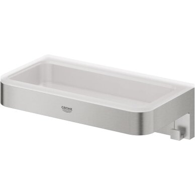 GROHE Start Cube QuickFix dušo lentynėlė su laikikliu GROHE Start Cube QuickFix dušo lentynėlė su laikikliu