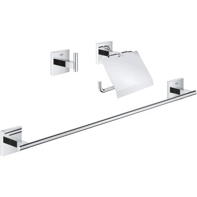 GROHE Start Cube QuickFix Guest 3-in-1 vonios kambario aksesuarų rinkinys