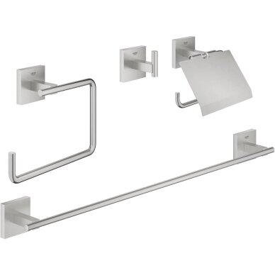 GROHE Start Cube QuickFix Guest 4-in-1 vonios kambario aksesuarų rinkinys