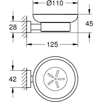 GROHE Start muilinė 4 GROHE Start muilinė 4