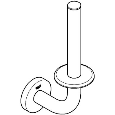 GROHE Start QuickFix atsarginio WC popieriaus laikiklis 1 GROHE Start QuickFix atsarginio WC popieriaus laikiklis 1