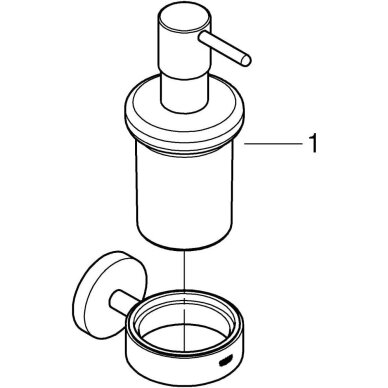 GROHE Start QuickFix muilo dispenseris su laikikliu 2