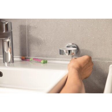 GROHE Start QuickFix skaidri stiklinė su laikikliu 2 GROHE Start QuickFix skaidri stiklinė su laikikliu 2