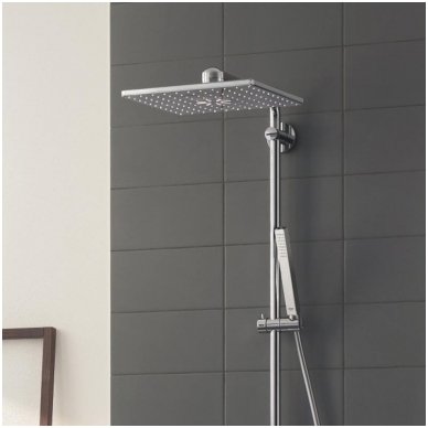 Grohe termostatinė lietaus dušo sistema Euphoria SmartControl 310 Duo Kvadratinė 1