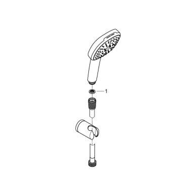 GROHE VITALIO COMFORT 110 dušo komplektas, blizgus chromas 11 GROHE VITALIO COMFORT 110 dušo komplektas, blizgus chromas 11