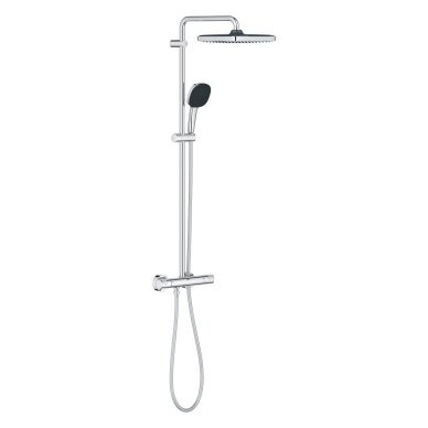 GROHE VITALIO COMFORT 250 termostatinė dušo sistema, blizgus chromas GROHE VITALIO COMFORT 250 termostatinė dušo sistema, blizgus chromas